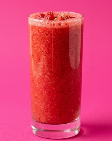 Sample Posterboy post: a strawberry smoothie